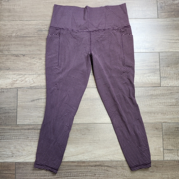 Athleta Women Salutation Stash Pocket II Textured 7/8 Tight Powervita Legging M - Picture 7 of 16